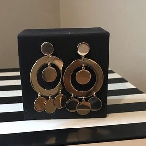 Gold Statement Earrings.